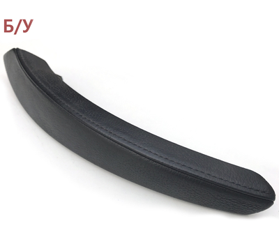 Накладка ручки (обшивка) левой (черная кожа Nevada Negro) BMW X5 X6 E70 E71 (51416970165) отличное состояние