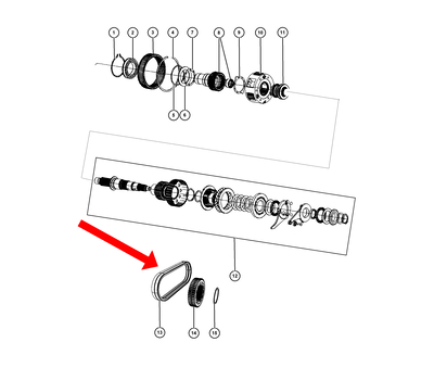 Цепь раздаточной коробки JEEP GRAND CHEROKEE / DODGE DURANGO (68071223AA, 68071 223AA, 68071223AB, 6807 1223AB)